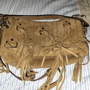 Michael kors Billie fringed shoulder bag. 2 straps